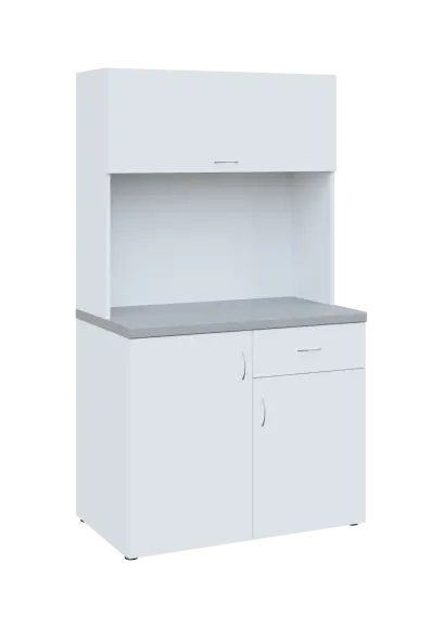 KUCH - SIMPLE 3 kuchyňka s výklopem (lednice), 1800x1000x6000 mm, bílá